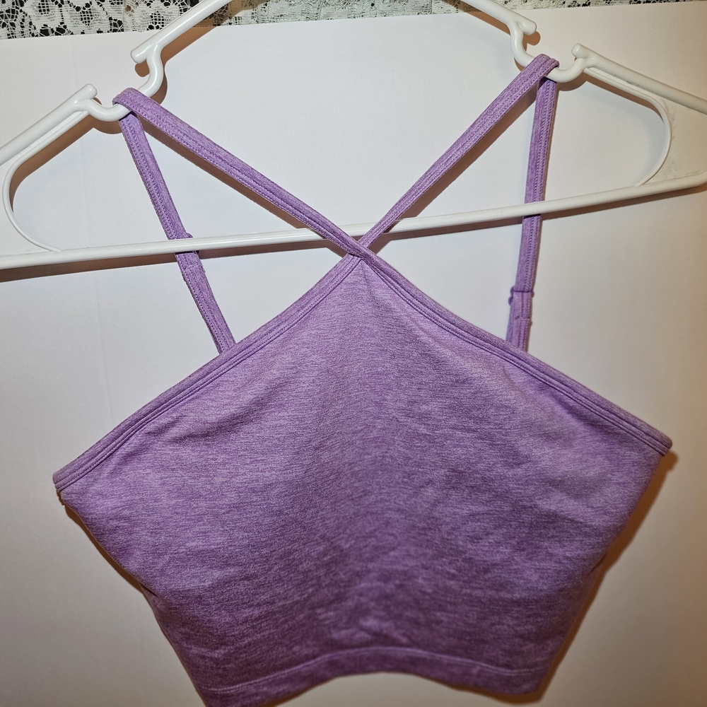 Aerie Strapy Purple Sports Bra